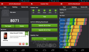 AnTuTu smartphone app muestra especificaciones del movil