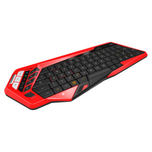 STRIKE-M teclado rojo y negro